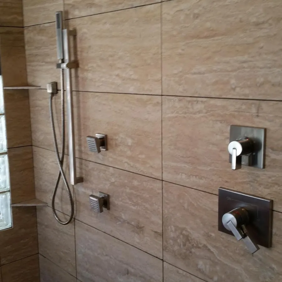 Shower fixture installation for Frozen Pipe Repair in Greenville